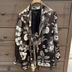 J.Crew Silk Floral Jacket